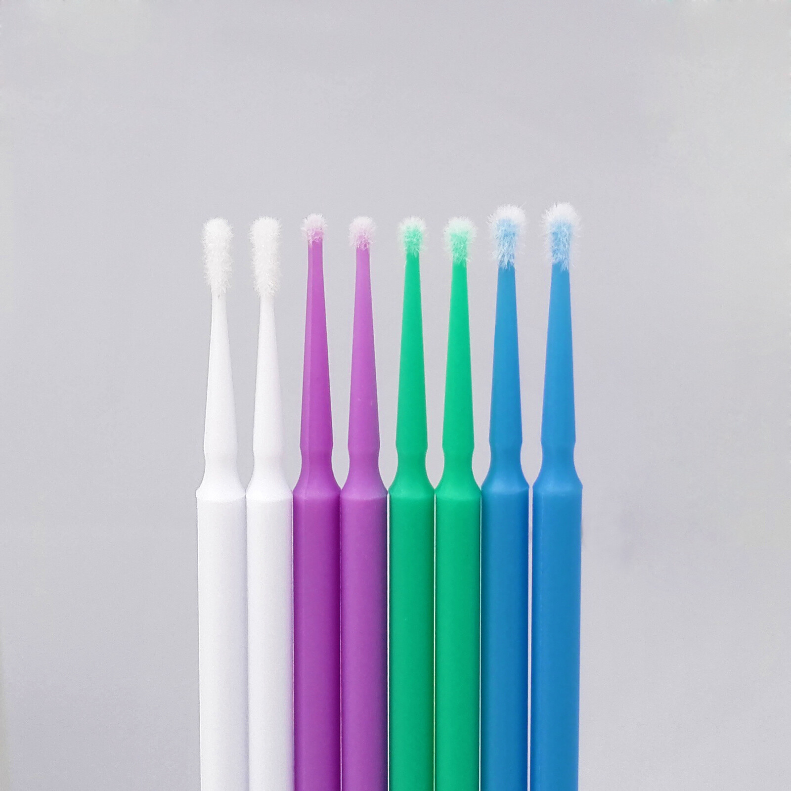 100Pcs Dental Microbrush Disposable Applicators Tips Micro Brush Cleaning 4Size