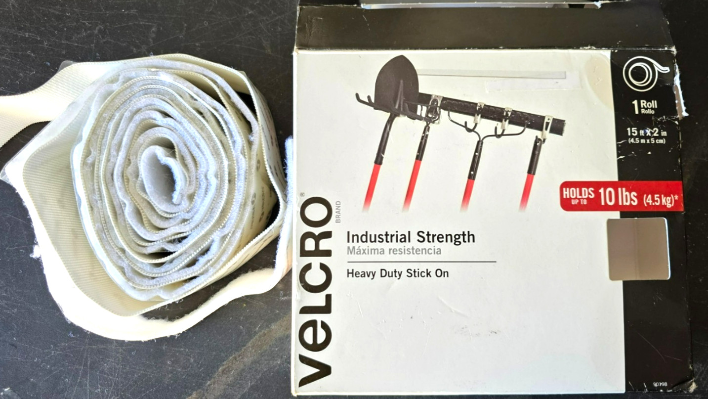 Velcro Industrial Strength Sticky-Back Hook and Loop Fasteners 2″ x 6 ft 906092