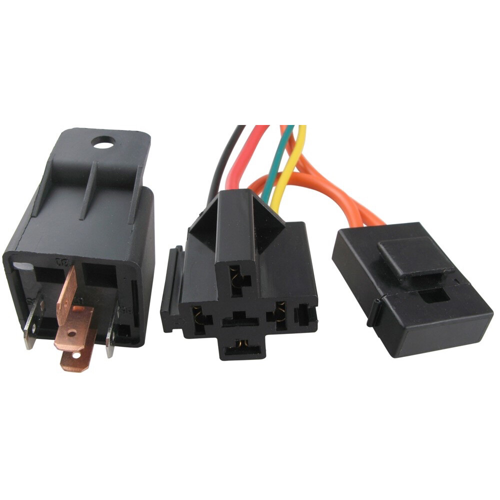 RADIATOR IN-HOSE GROUNDING THERMOSTAT TEMPERATURE SWITCH ELECTRIC FAN WIRING KIT