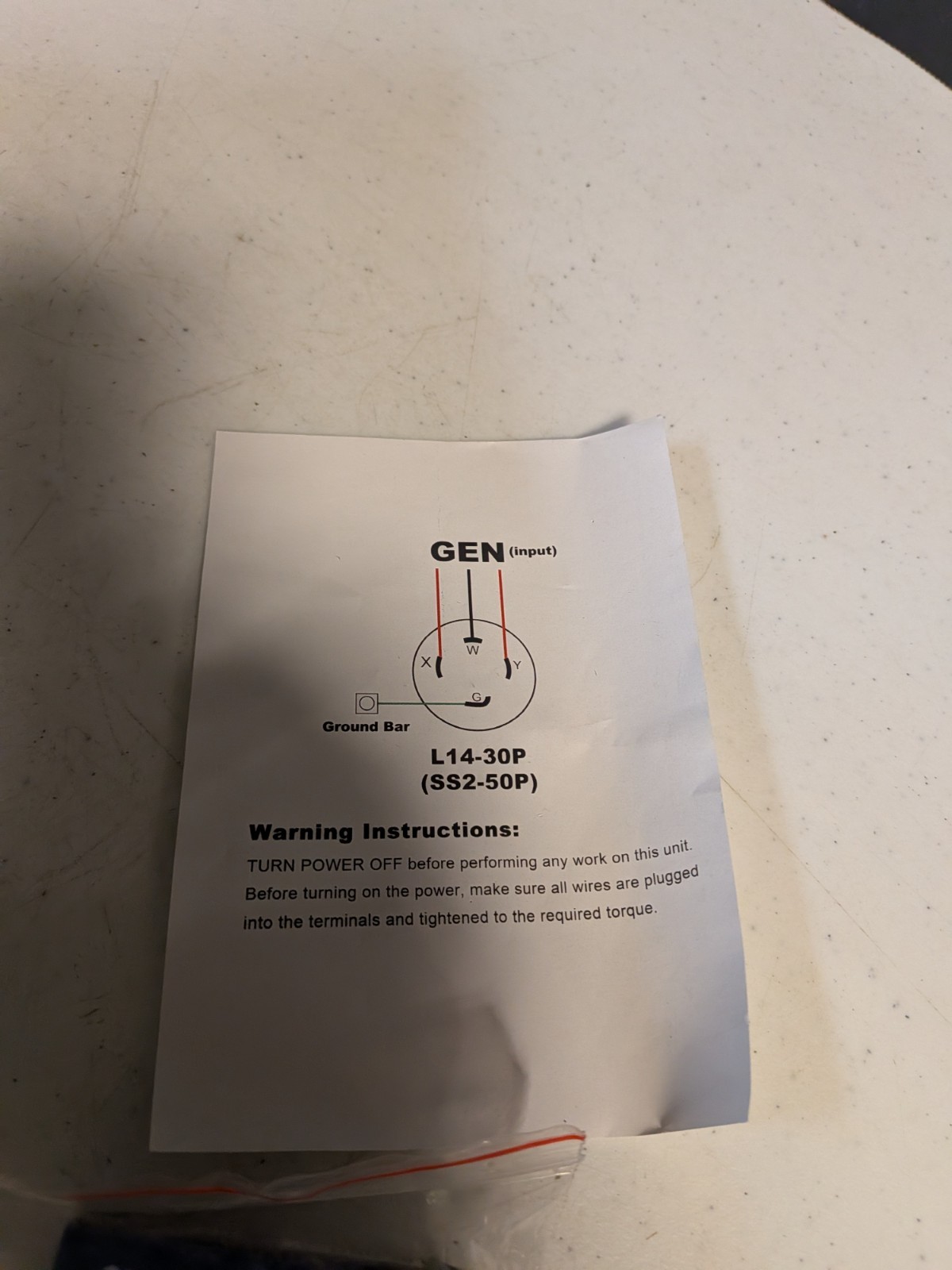 Heavy Duty Pre-Drilled 50 Amp Generator Inlet Box 3R NEMA SS2-50P Big Spac for 3