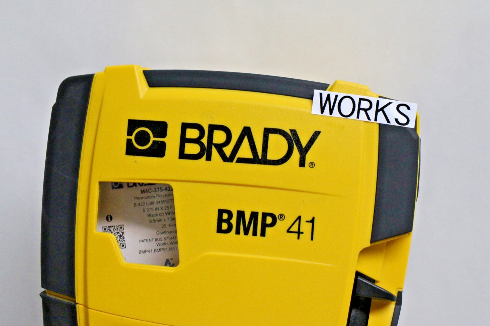 Brady BMP41 Portable Label Printer With Rechargeable Battery