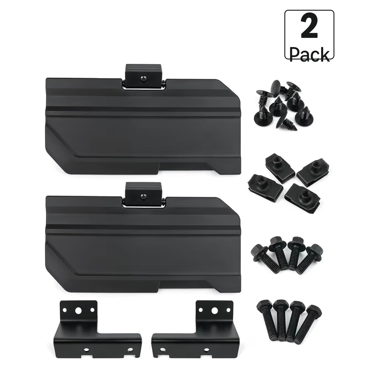Polaris Ranger XD 1500 Sun Visor Set 2024-2025 NorthStar Premium AATF115-A Black