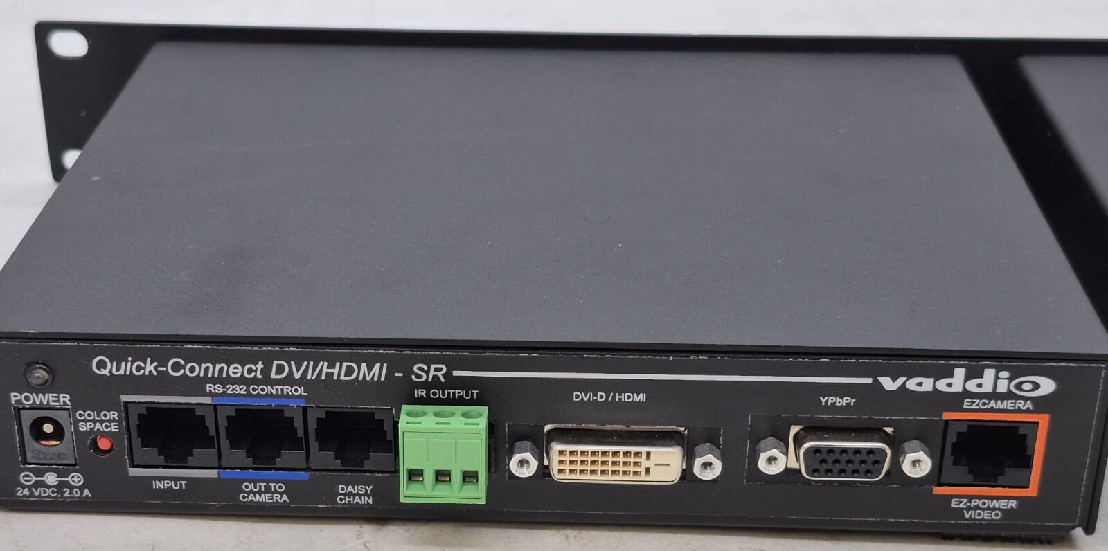 Lot of 2 Vaddio 998-1105-018 Quick Connect DVI/HDMI – SR Interface W/ Rack Mount