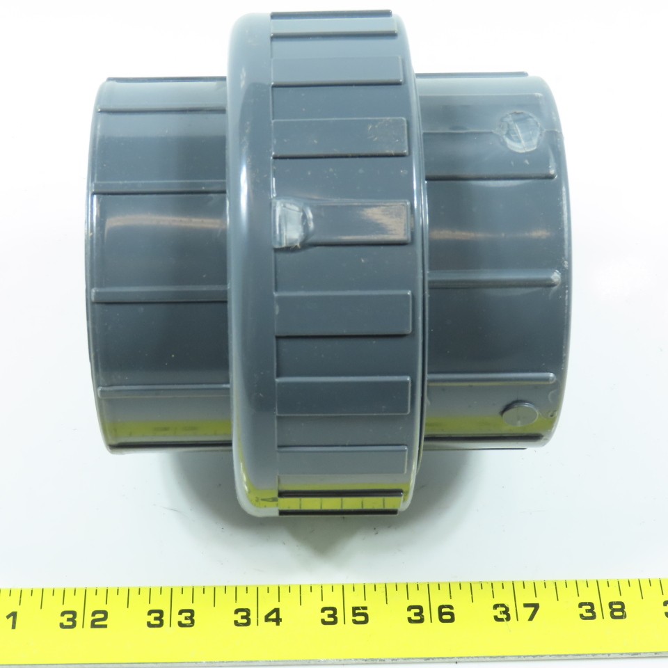 Spears 857-030 3″ Connector Union SCH80 Gray PVCI Pipe Fitting Lot of 5