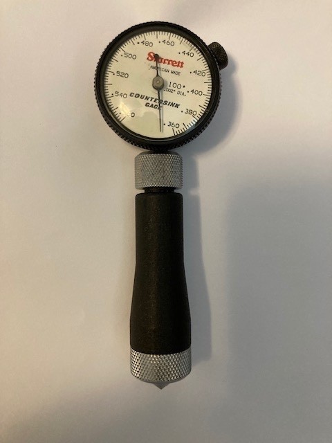 STARRETT No. 689-3Z COUNTERSINK GAGE 100 DEGREES – .360 – .560 DIAMETER