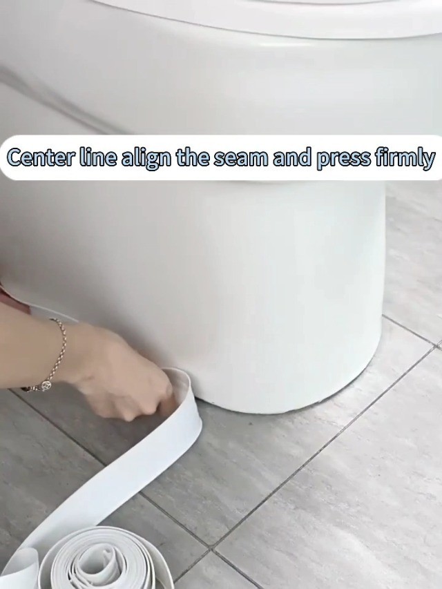 Caulk Tape Toilet Caulk Strip Toilet Sealer Around Toilet Base Caulk Tape NEW
