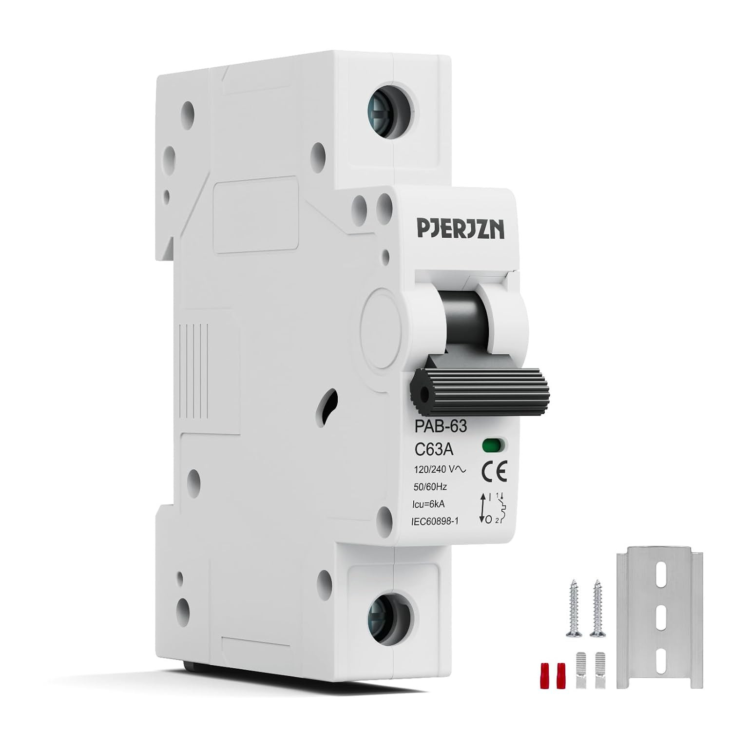 Miniature Circuit Breaker 120/240V 40Amps 1 Pole Circuit Breaker DIN Rail Mount,