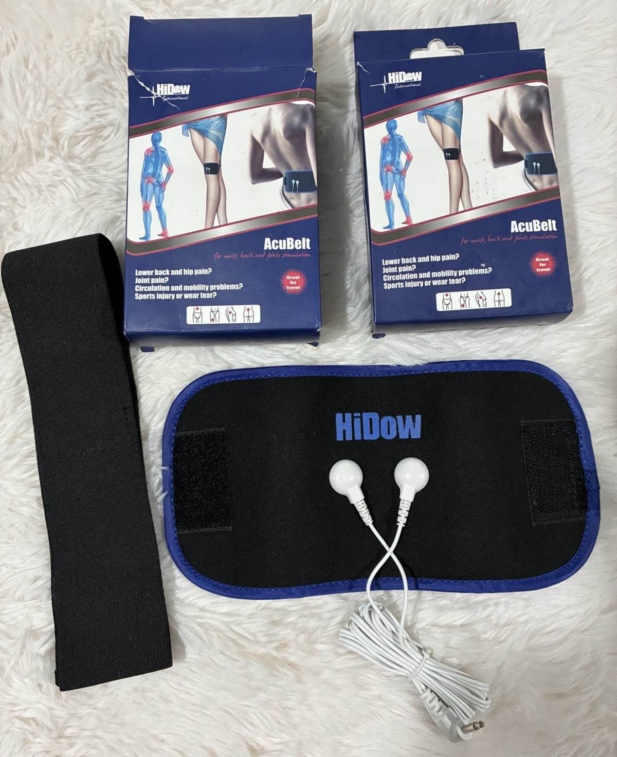 HiDow AcuBelt Wearable Electrode Belt for TENS/EMS Unit, Physical Rehab