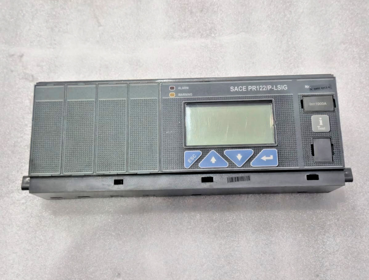 ABB SACE PR122/P-LSIG ELECTRONIC TRIP UNIT IN=1000A LCD PROTECTION RELEASE