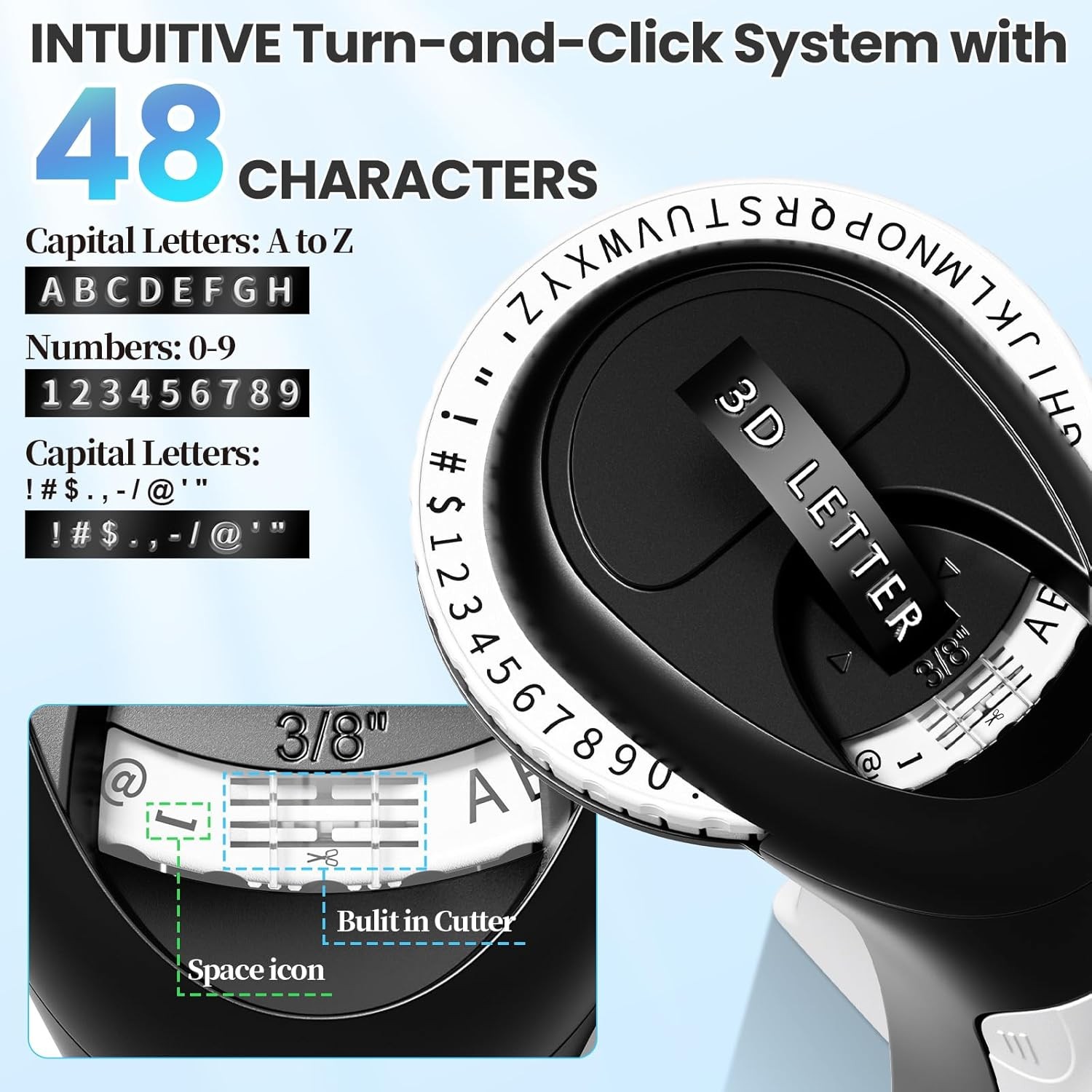 Compatible DYMO Embossing Label Maker with 5 DYMO Label Tapes | Organizer Xpress