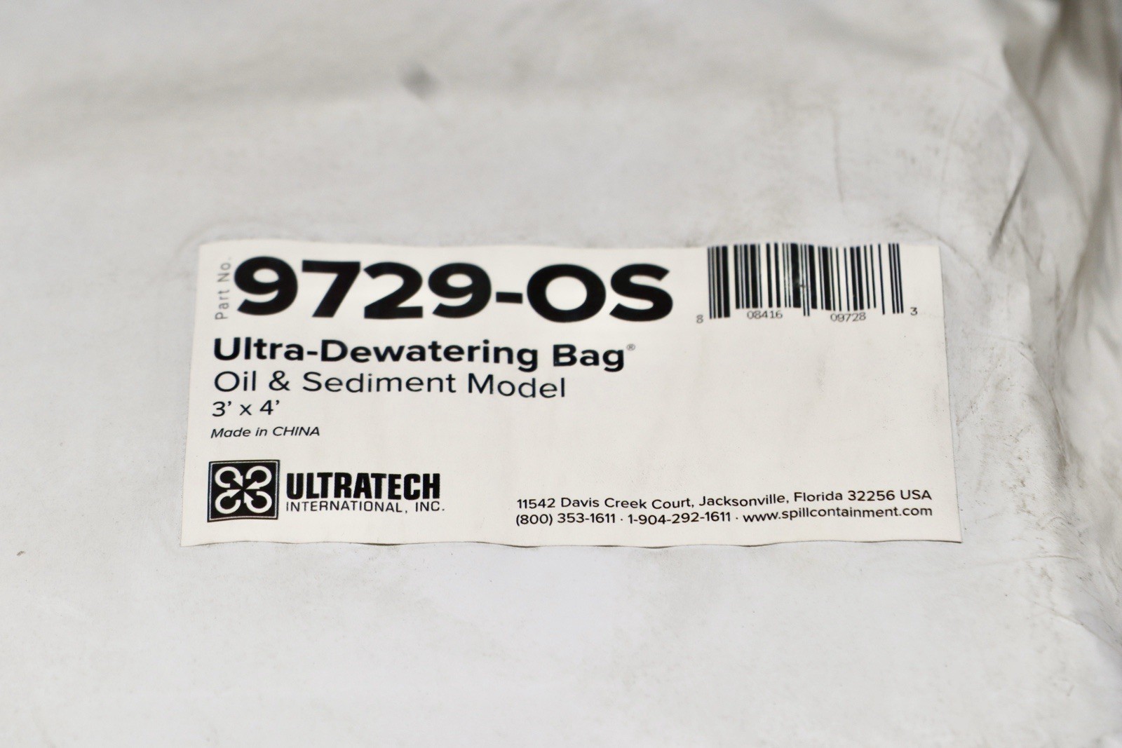 (LOT OF 2) Ultratech Dewatering Bag, 36 In. L, 44 I Free Shipping