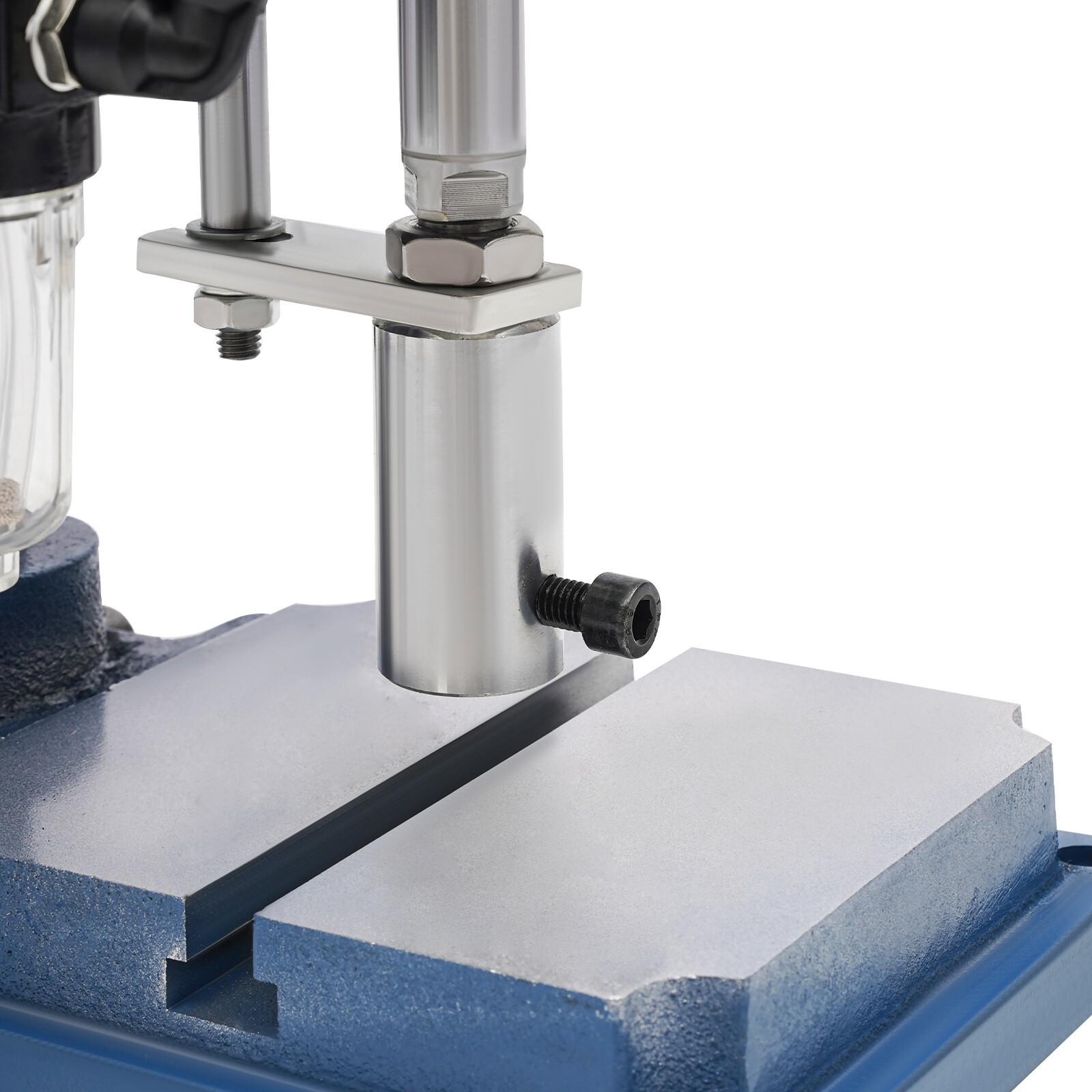 440lb Pneumatic Punch Press Machine Punch Die Hole Φ0.63in Controller 2 Buttons