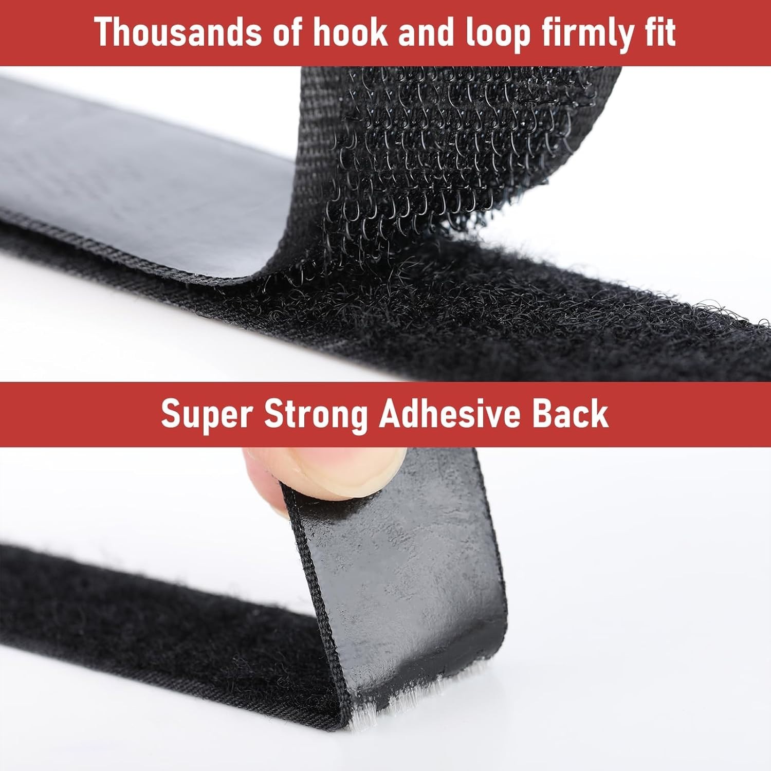 32Ft *1 inch Strong Sticky Back Heavy Duty Hook and Loop Tape Adhesive