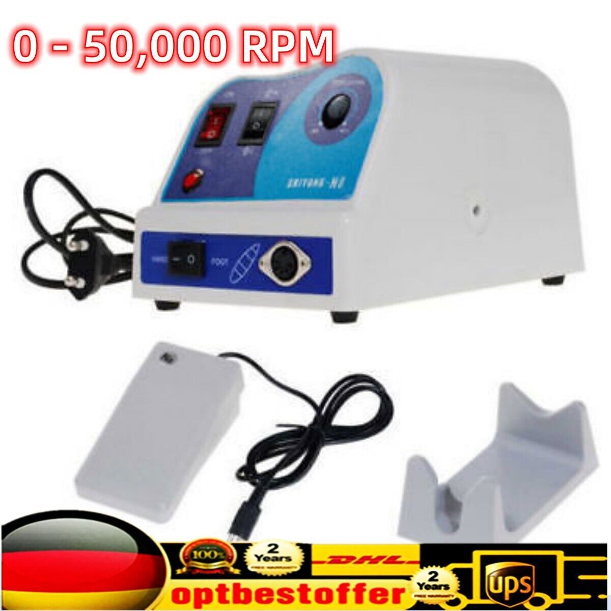 Dental Lab Electric Micromotor Micro motor Polisher Polishing N8 SHIYANG 45KRPM.
