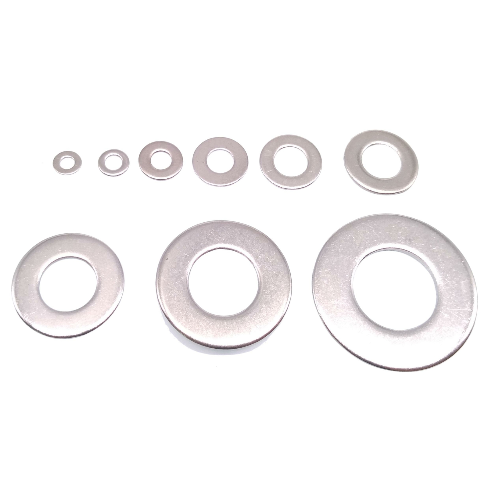 1240pcs Stainless Steel Flat Washers Assortment Kit