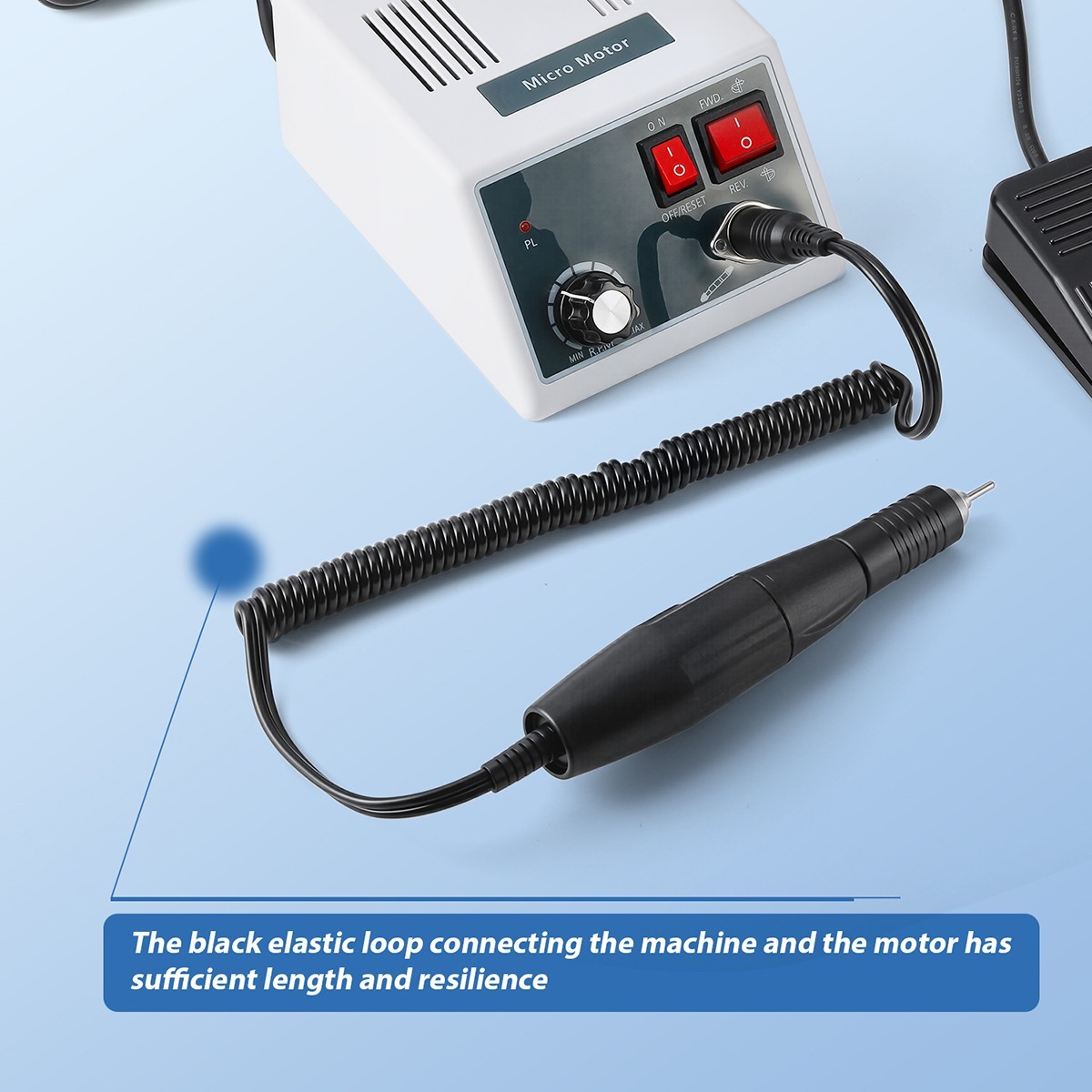 Dental Lab Marathon Electric Micromotor Polishing Unit + 35K rpm Motor Handpiece