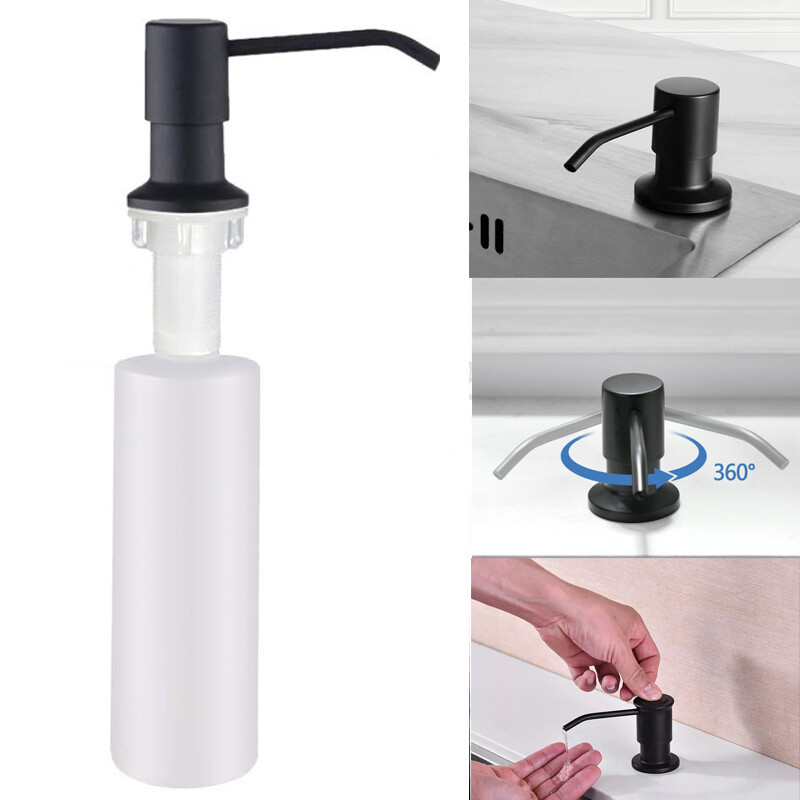 Soap Dispenser for Kitchen Sink Stainless Steel Built in Sink Soap Dispenser New