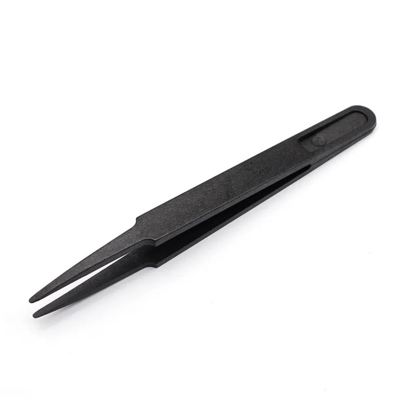 5pcs Anti-Static Plastic Tweezers Set Heat Resistant Repair Tool Kit – NEW
