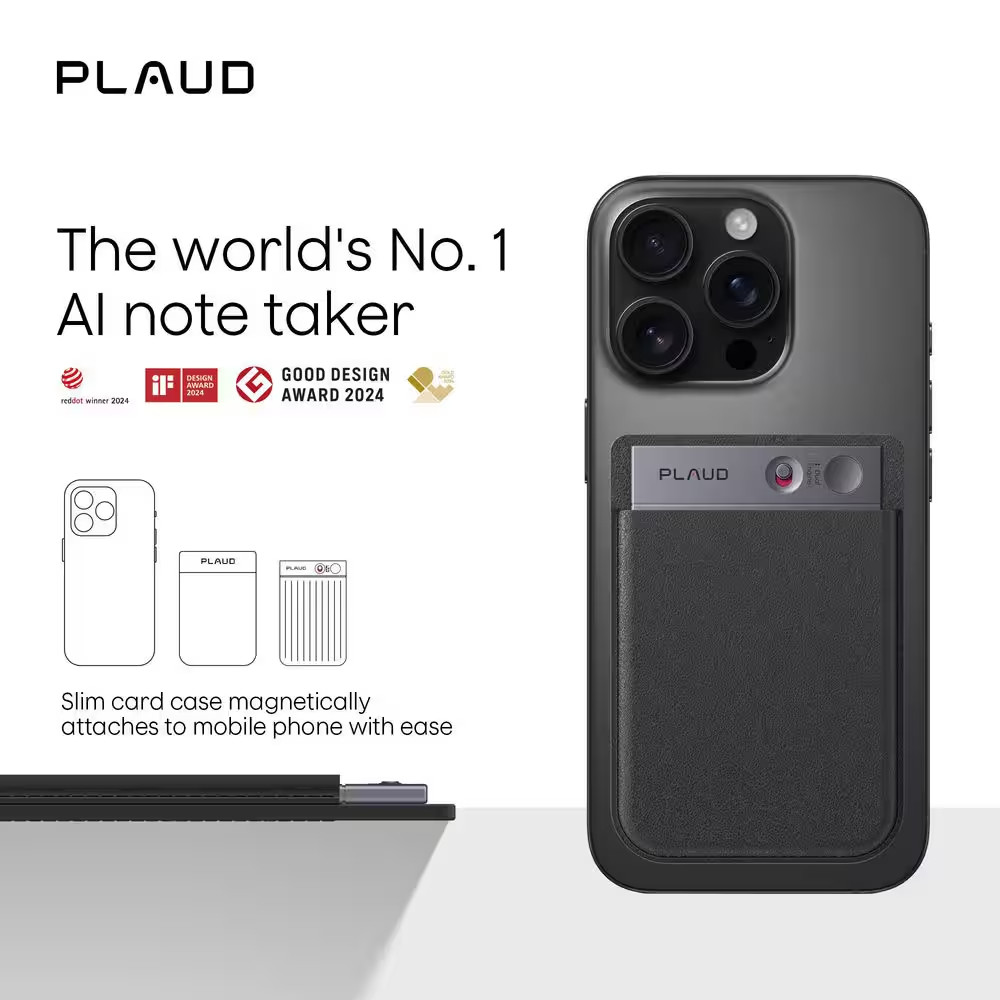 Note AI Voice Recorder, Black