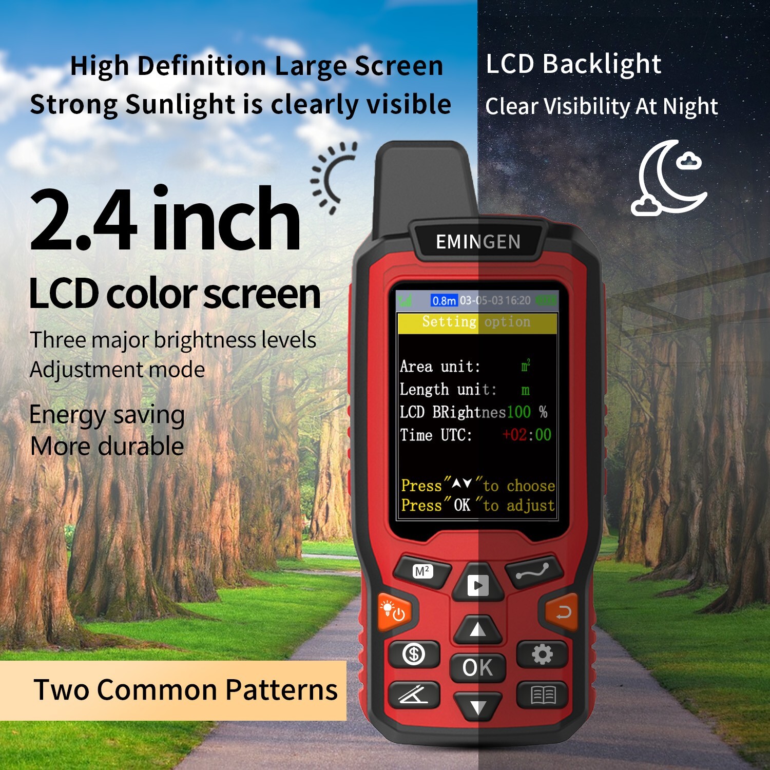 ZL180 GPS Land Meter Survey Equipment GNSS receiver Area Distance Tool