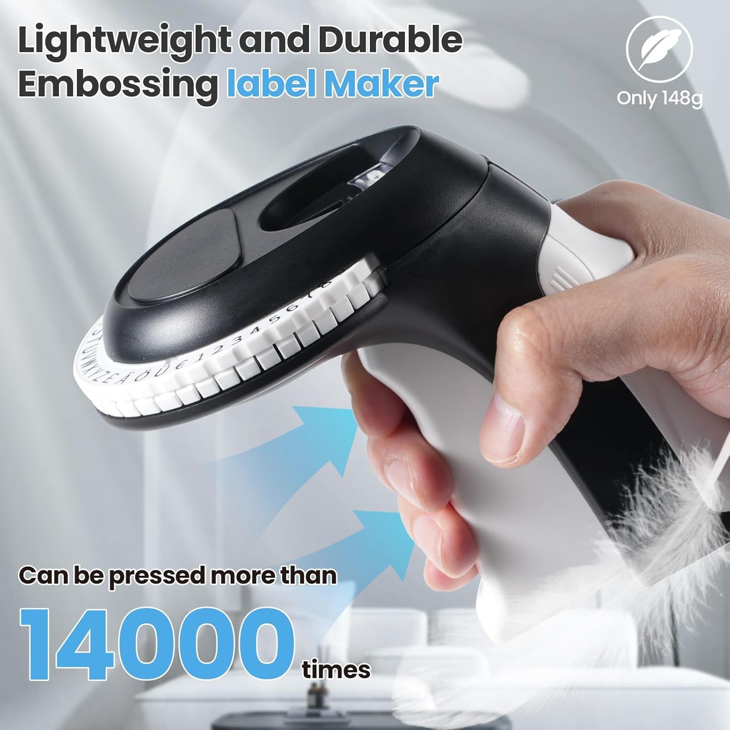 Compatible DYMO Embossing Label Maker with 5 DYMO Label Tapes | Organizer Xpress