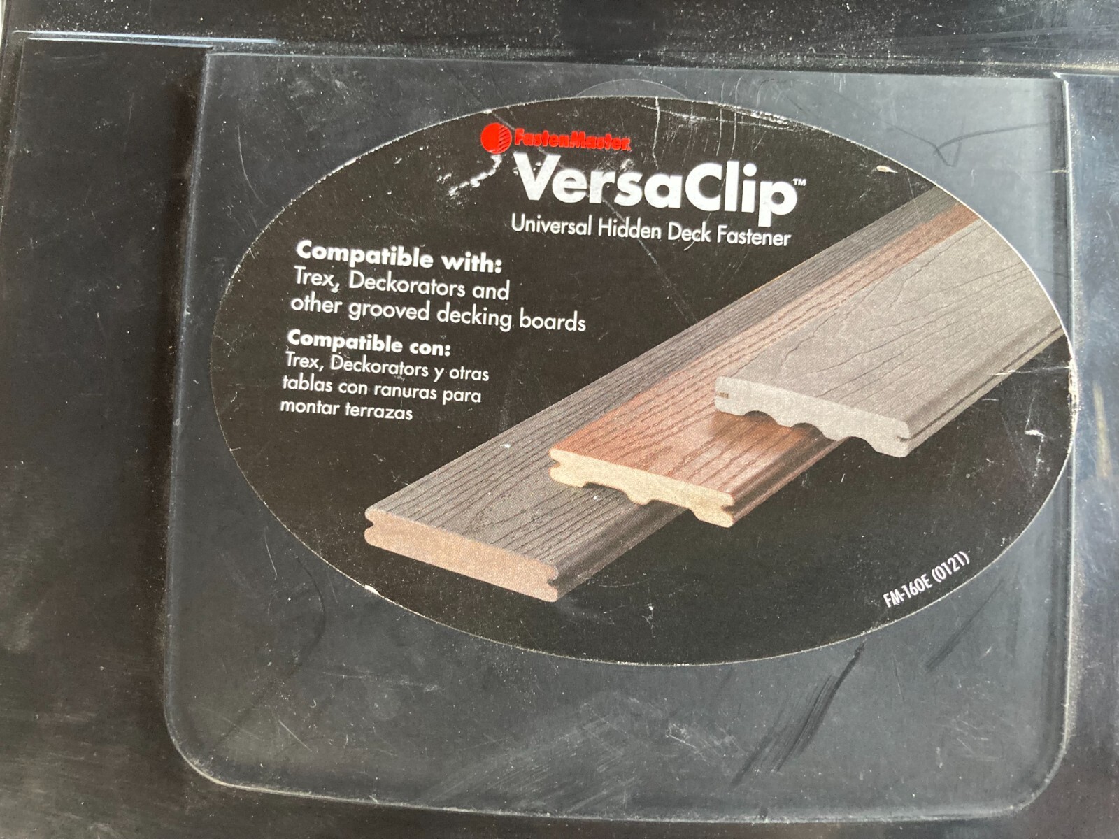 FastenMaster 360 Universal VersaClip Grooved Hidden Deck Fastener,200 sq ft,363