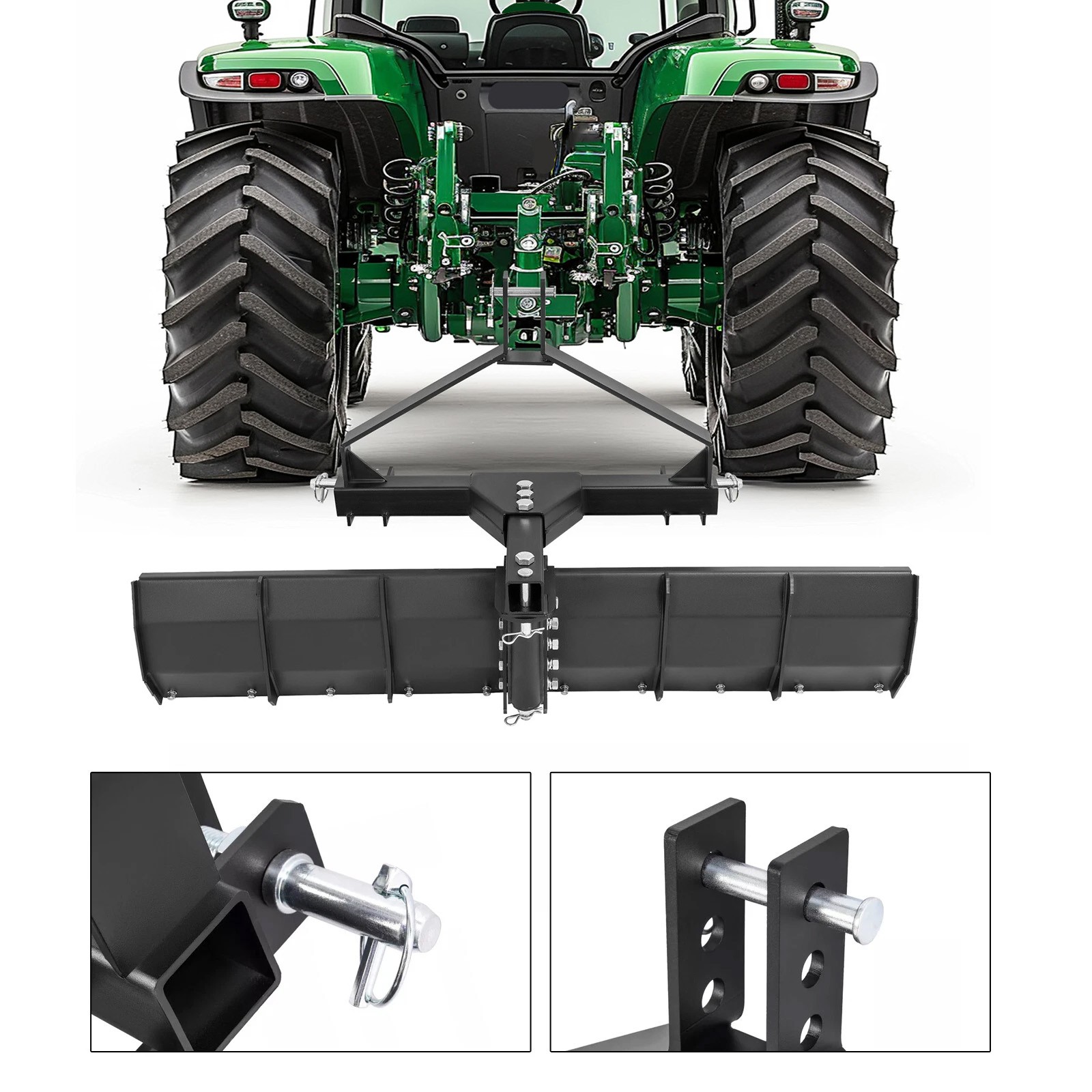 52″ Width 3 Point Rear Grading Blade Scrape Blade Fit Category 0 & 1 Tractors