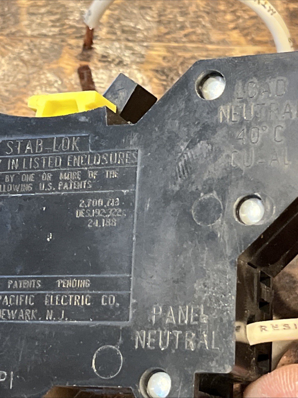 STAB LOK Ground Fault Circuit Breaker 15A 1 Pole 120v