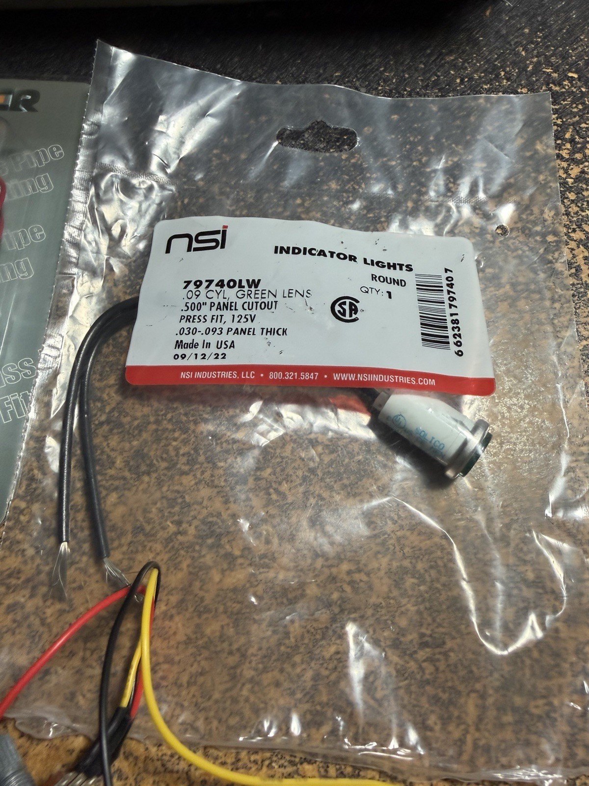 Lot of Electrical-LED Lights-NSI Indicator Light-Carling Toggle Switch & More
