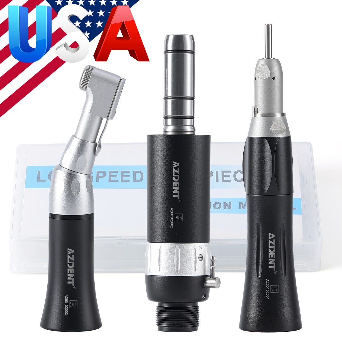 AZ Dental Handpiece Cleaning Lubricating Machine/Low Speed Handpiece 2/4Hole Kit