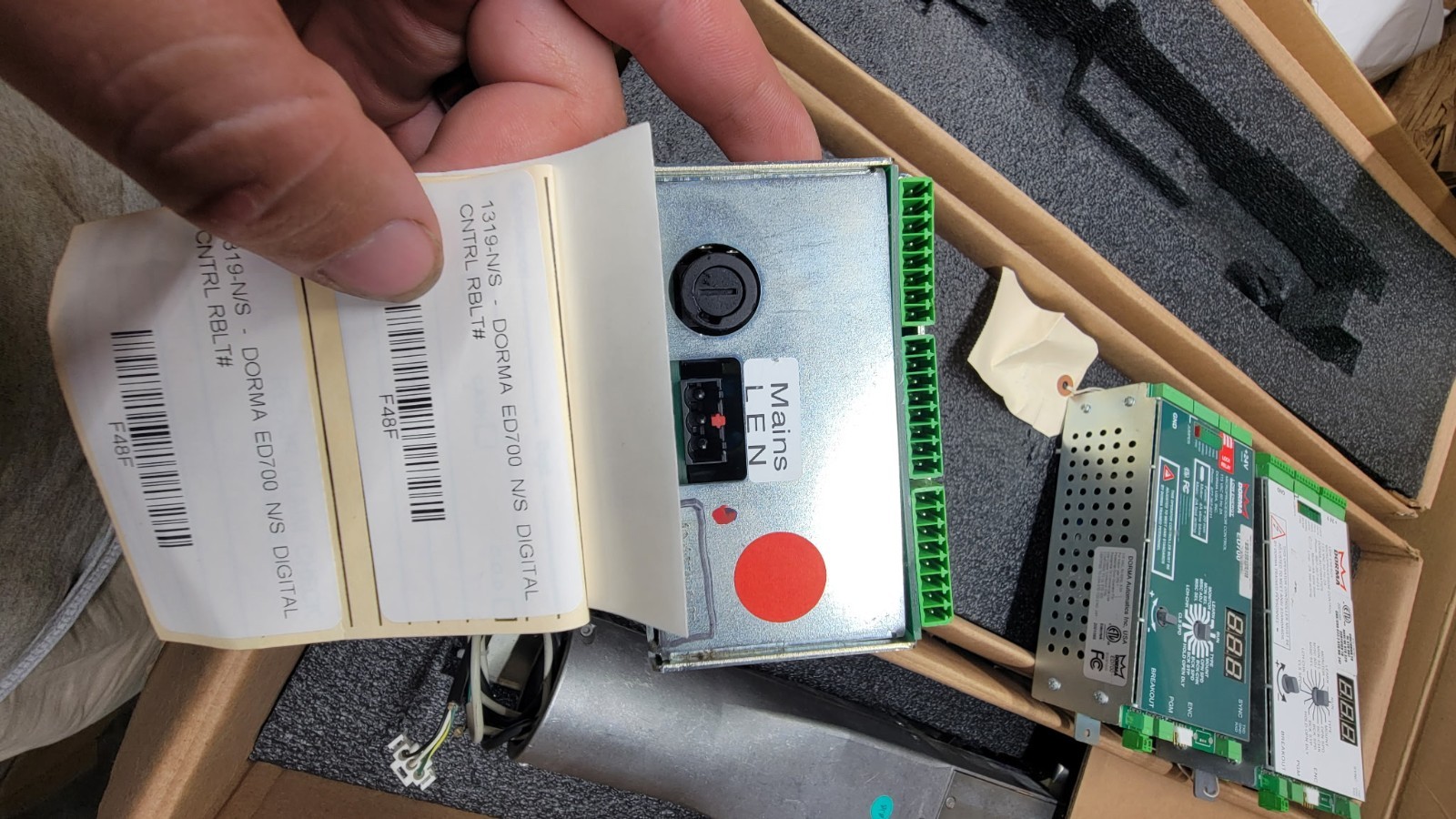 Dorma ED700 Control Yellow- Factory Refurbished