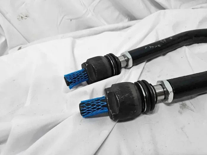 Pair L+R Tie Rod Assembly for Caterpillar CAT backhoe Loader 490-7447