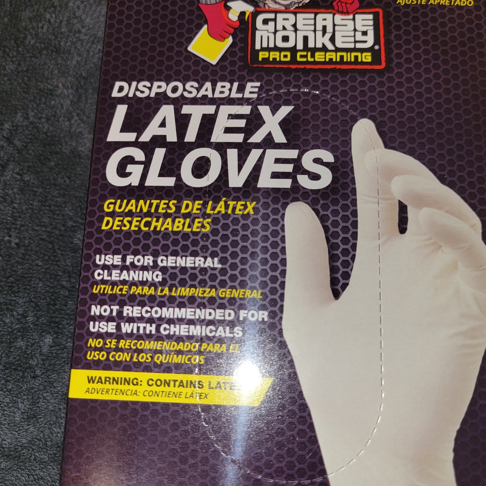 Grease Monkey Pro Cleaning Latex Free Nitrile Gloves 2 Boxes of 50