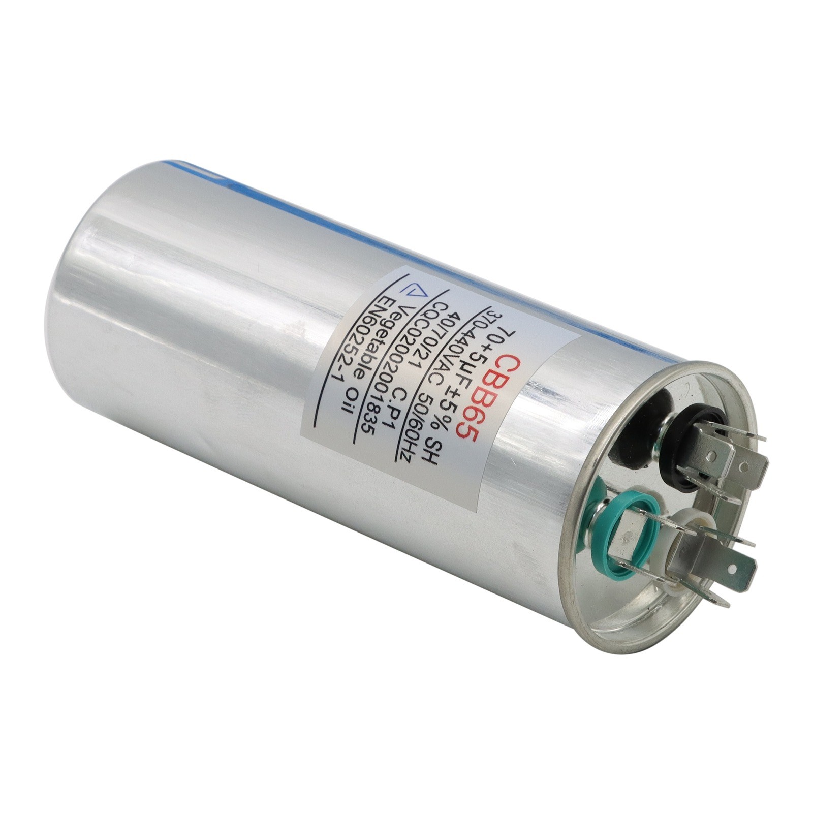 70+5 70/5 MFD uF 370V 440V VAC Motor Dual Run Capacitor CBB65-R