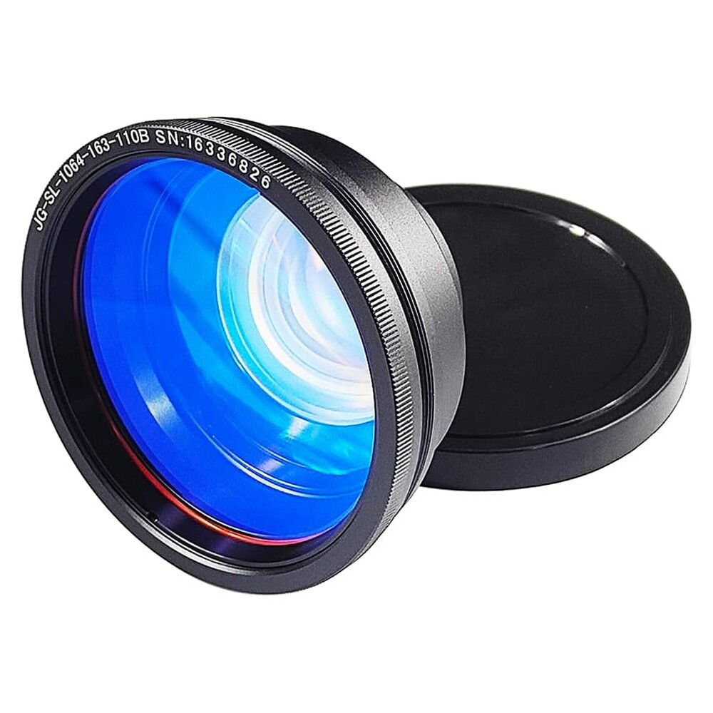 200mm Quartz Field Scan Lens M85 F-theta For 60W-300W Fiber Laser Marker Engrave