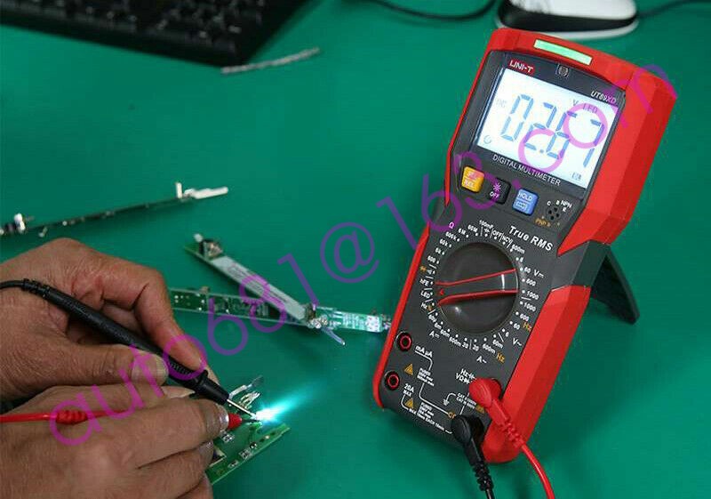 UNI-T UT89XD Digital Multimeter ,LED Tester With A Magnetic Hanger Loop Strap