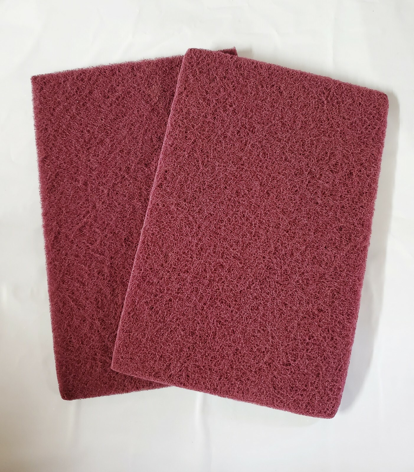 6″ x 9″ Non-Woven Hand Pads, Maroon, 5pk