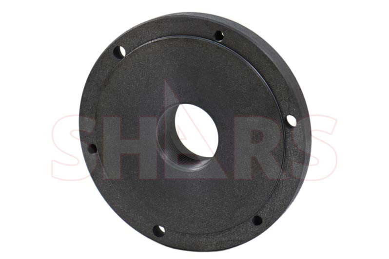8″ Fully Machined Threaded Back Plate 2-1/4-8 For 3 or 4 Jaw Self Center Chuck #