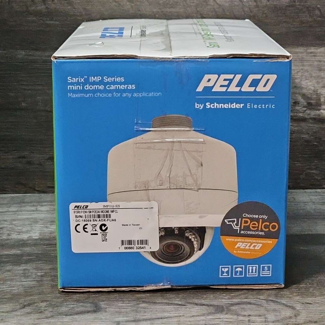 Pelco Sarix IMP Series Mini Dome Cameras IP SRX P ENV SM POE24V MDOME 1MP CL NEW