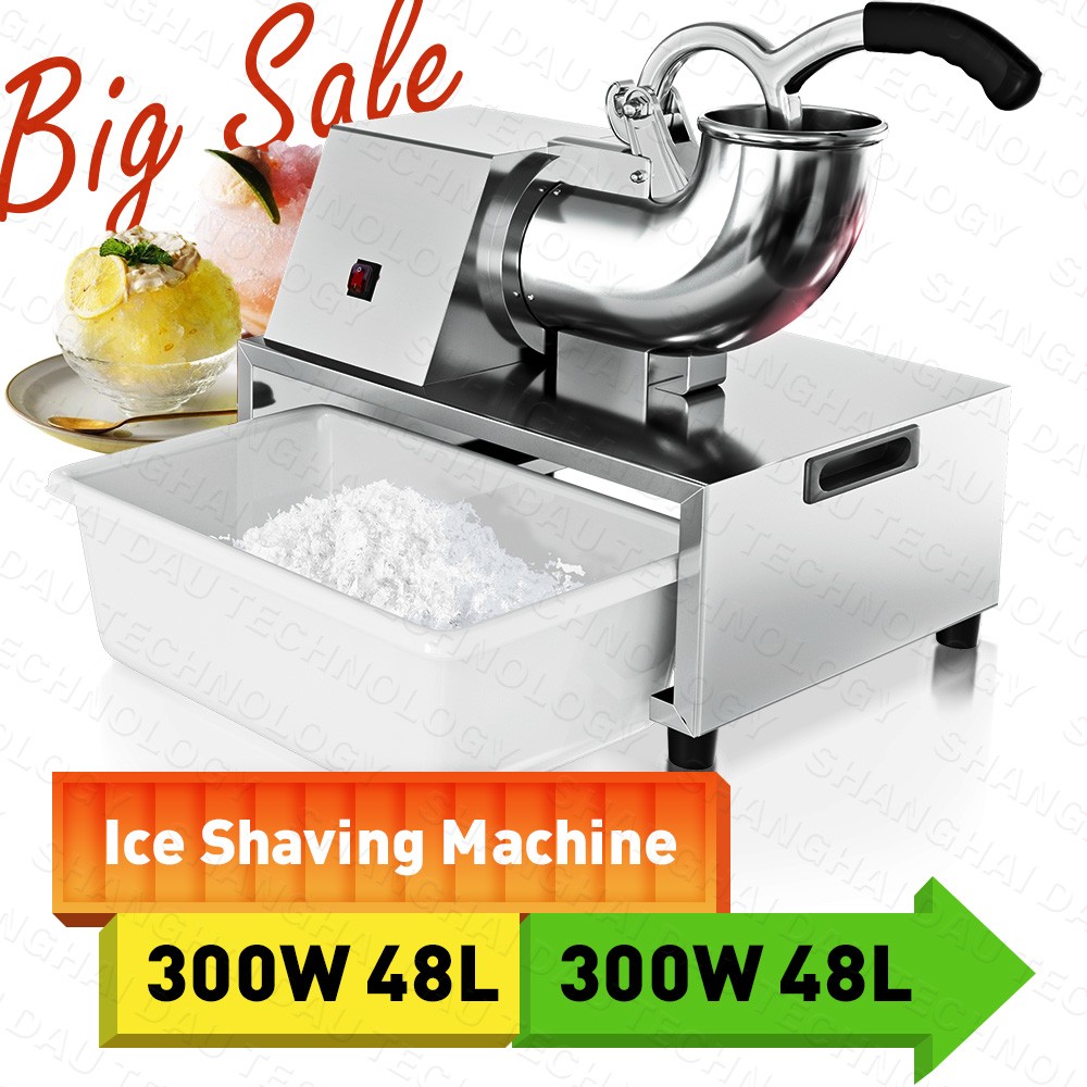500 LB/H Industrial Commercial Ice Shaving Machine,Snow Cone Machine for Party