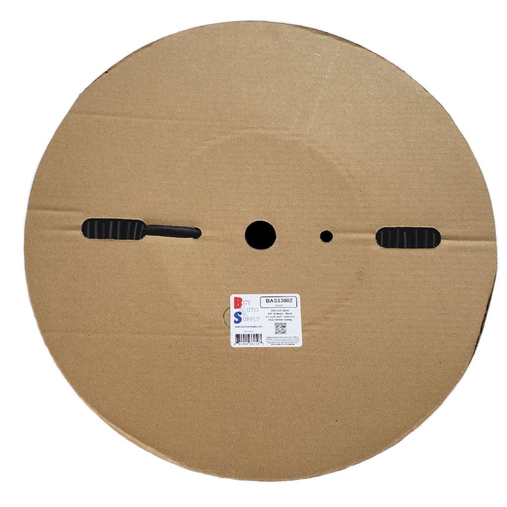 3:1 Heat Shrink Tubing Adhesive Lined Dual Wall – 328 Foot Roll – 1/4″ ID