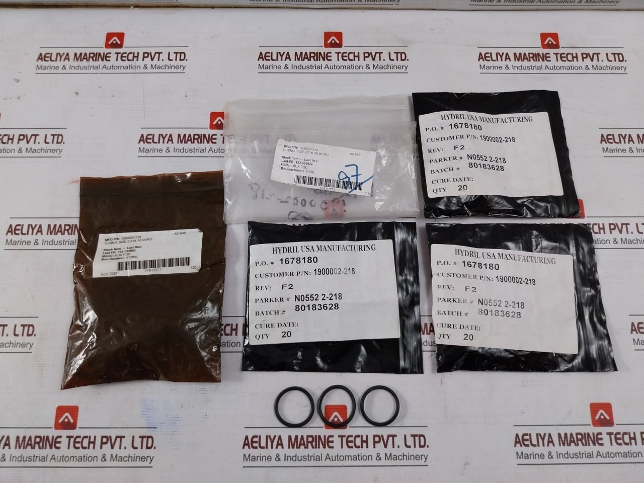 HYDRIL 1900002-218 O-ring Seal Size 2-218 90 DURO (1 pack=20pcs)