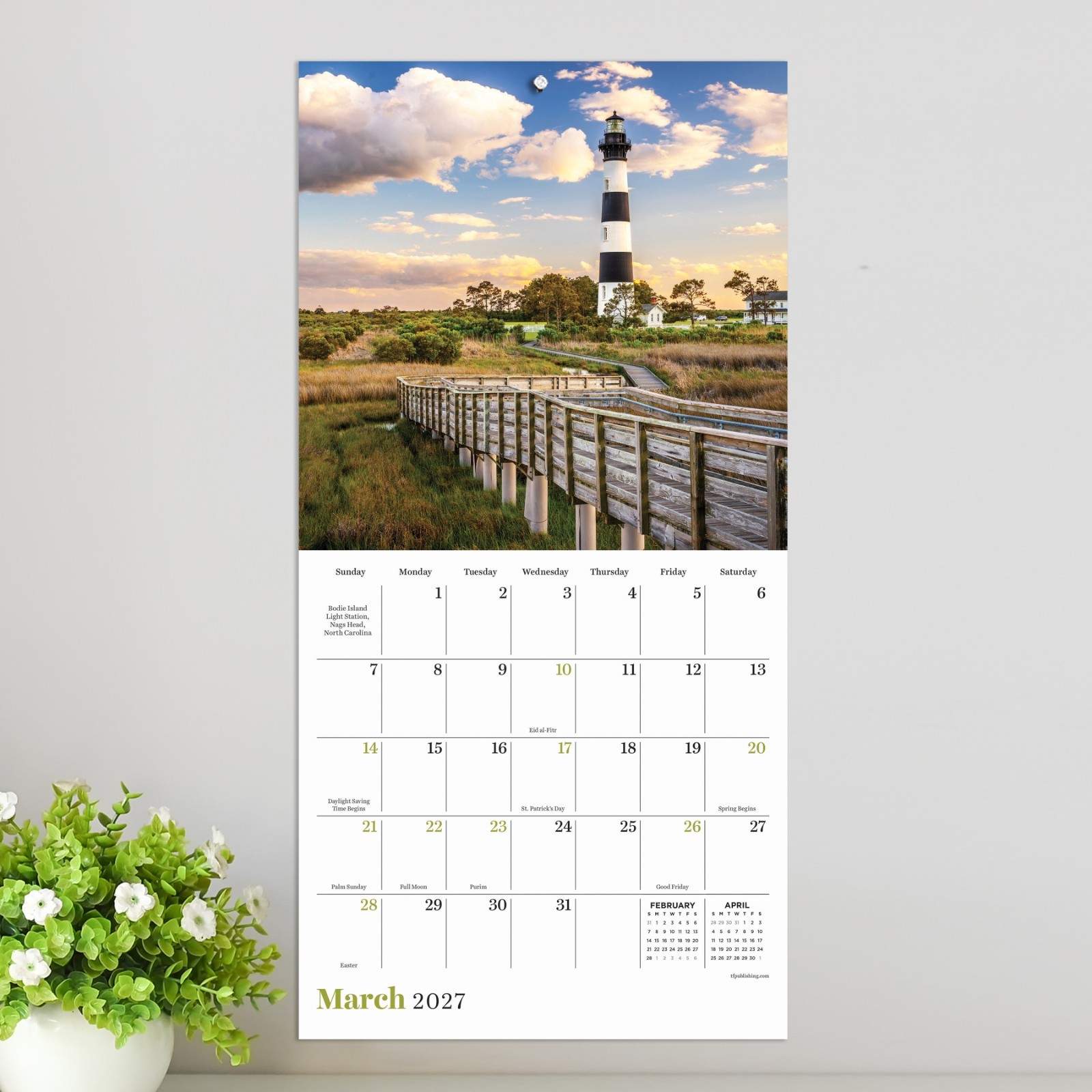 2027 Lighthouses Mini Calendar