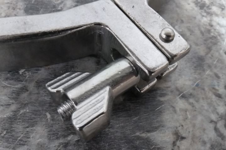 VNE Corporation 13MHHM10.0 5 Pk 10 In Tube OD 304SS Single-Pin Heavy Duty Clamp