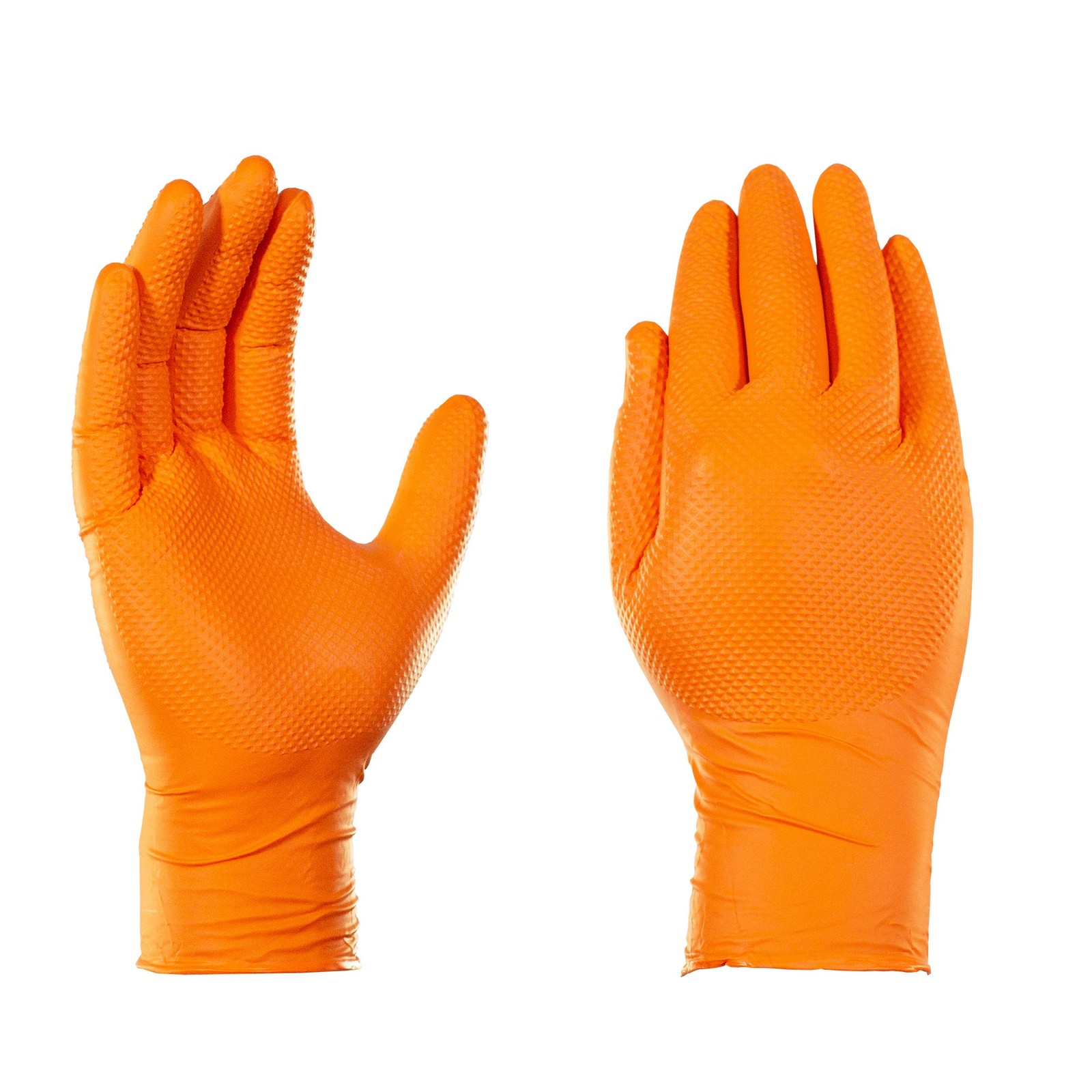 1st Choice Premium Orange Nitrile Disposable Gloves, 6 Mil, Case of 1000
