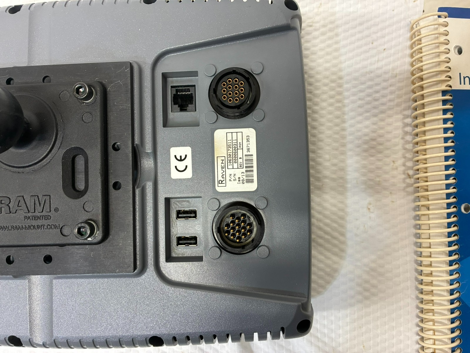 Raven Envizio Pro XL With External GPS Port 117-5010-007V PN: 10630173511