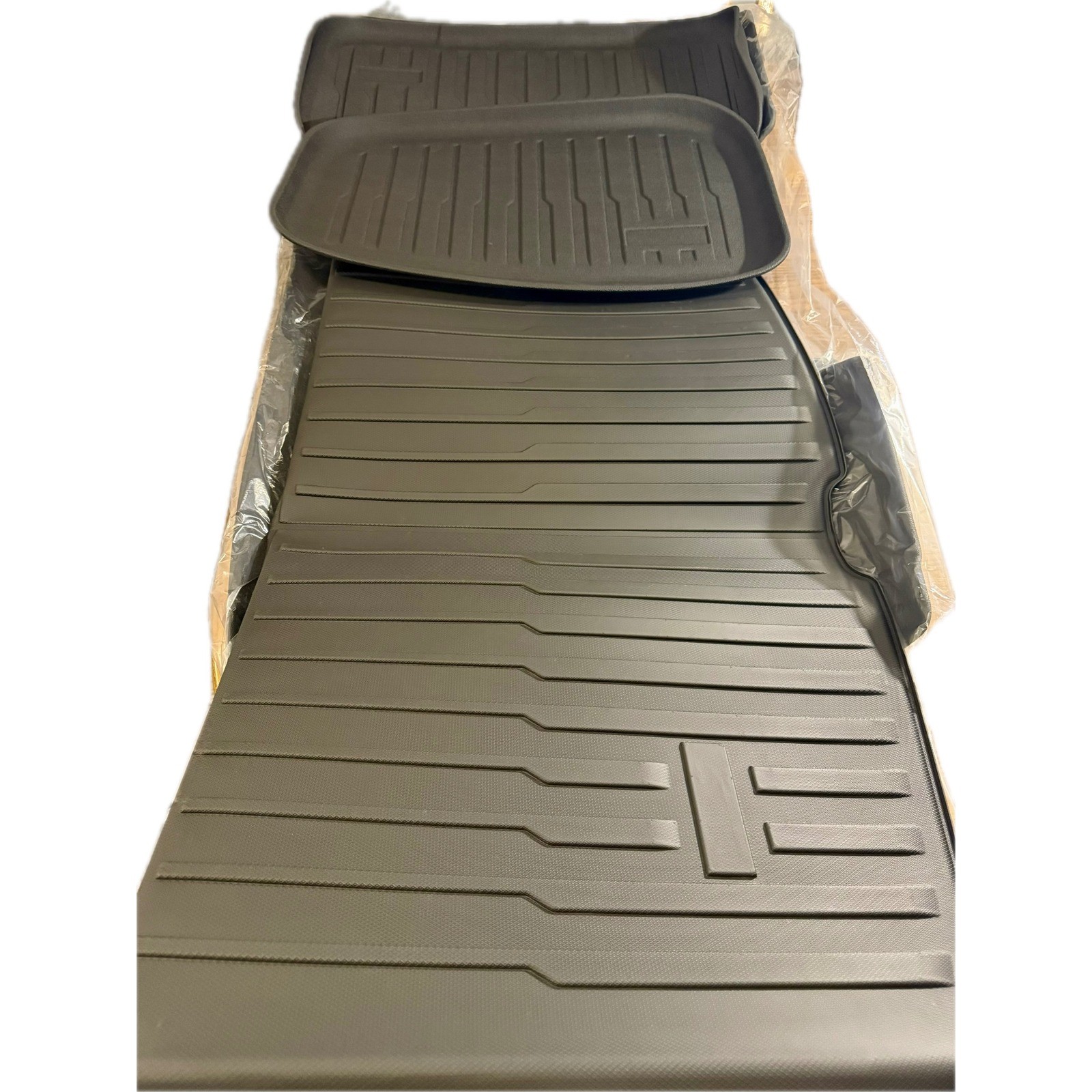 LOZUZ Tesla Model Y Floor Mats TPE Premium Car All Weather Floor Liners 6 pcs