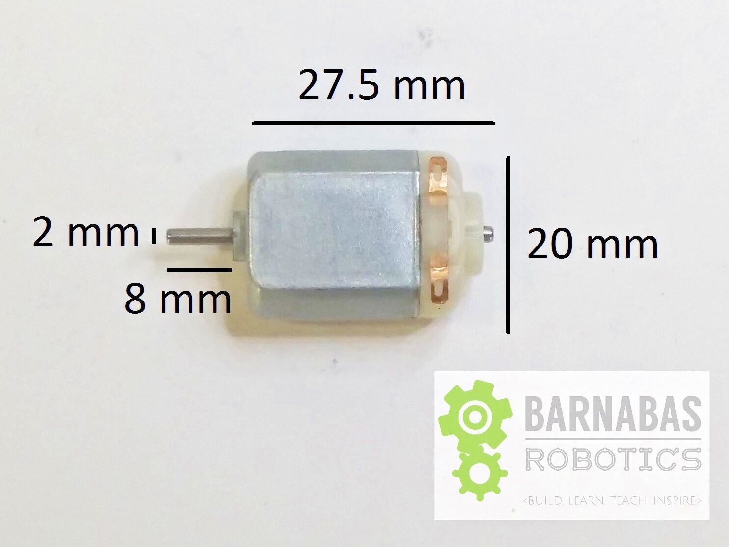 Bulk Mini 130 DC 1.5V-3V Hobby Toy Robot STEM Motor (25, 50, 100, 250 pcs)
