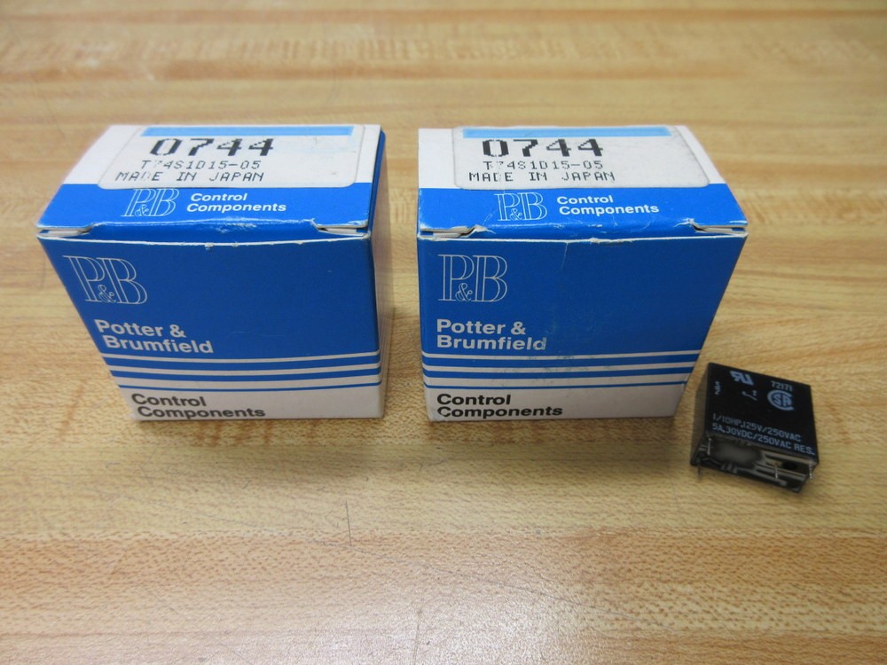 Potter & Brumfield T74S1D15-05 5VDC Relay T74S1D1505
