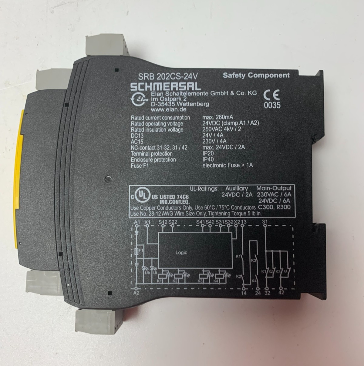 Schmersal SRB 202CS-24V Safety Relay – Clean!